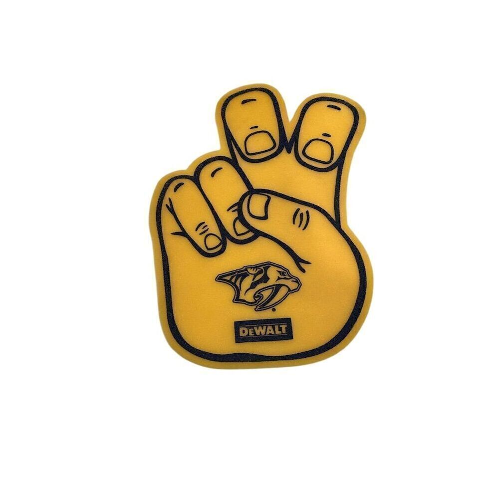 Nashville Predators Foam Finger Rally Hand Yellow NHL Hockey Fan Gear